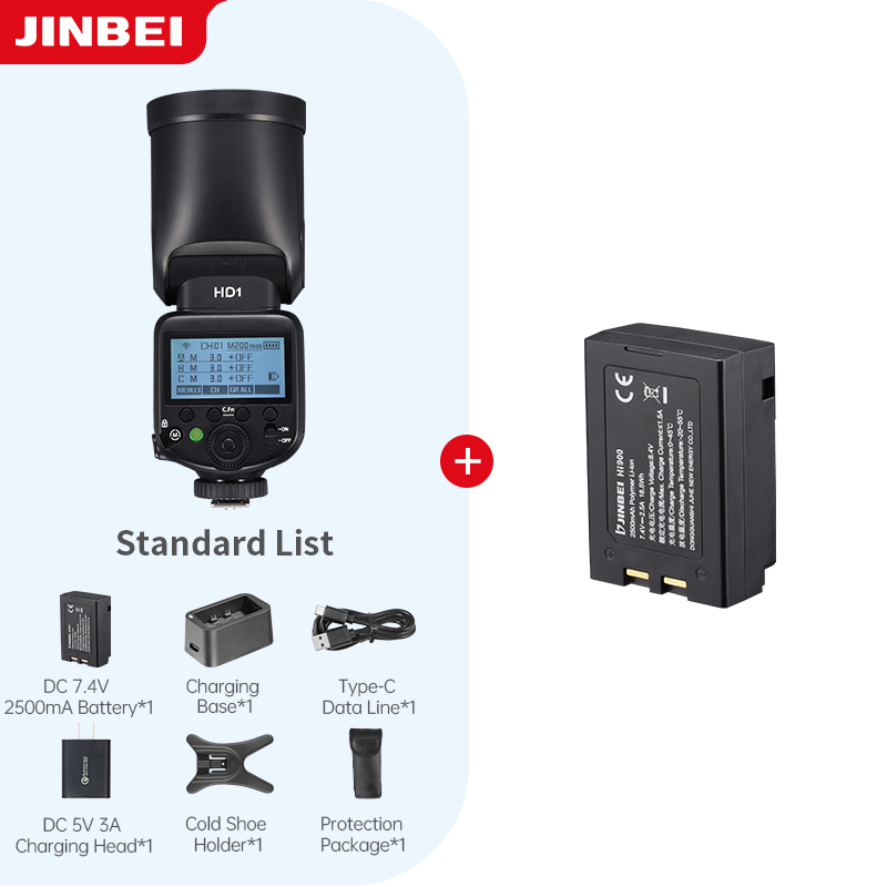 Lighting In Photography - JINBEI HD-1 Ronde kop HSS Speedlite