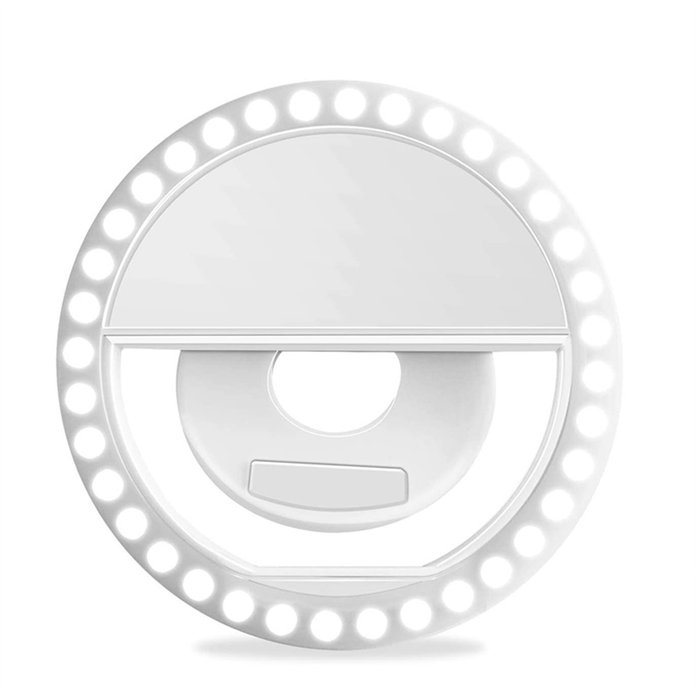 Photography Lighting Ring - USB Oplaadbare LED Selfie Ring Light