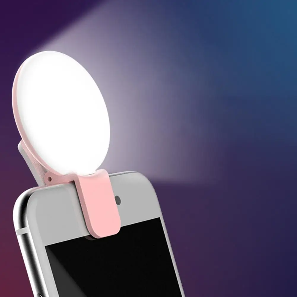 Photography Lighting Ring - Mobiele telefoon LED Selfie Ringlicht Draagbaar