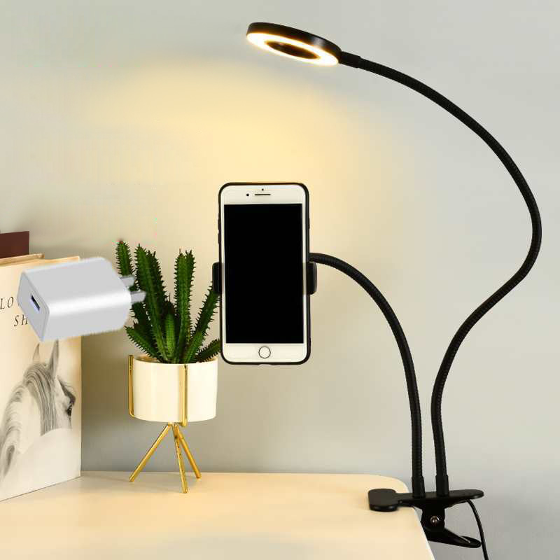 Photography Lighting Ring - Universele flexibele mobiele telefoonhouder met selfie-ringlicht