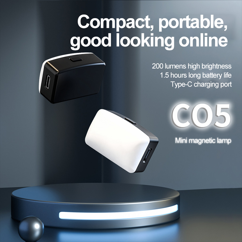 Photography Lighting Continuous - Mini Magnetisch Selfie Invullicht Draagbare Pocket