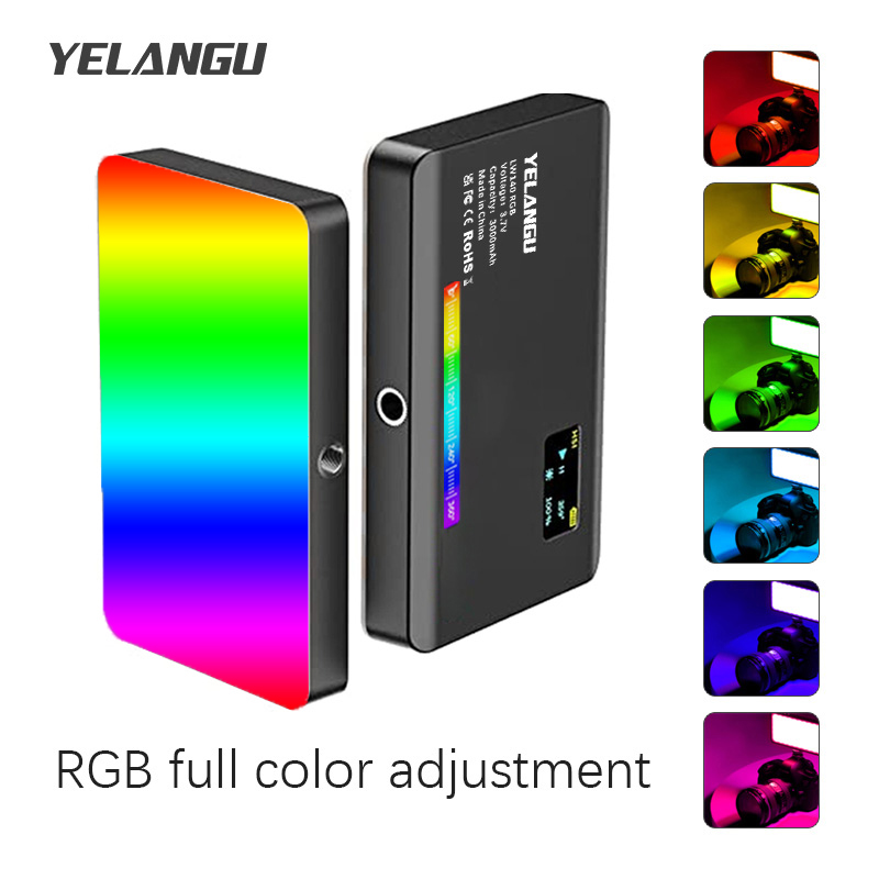 Photography Lighting With Umbrella - YELANGU RGB LED-videolamp W140 Cameralicht Full