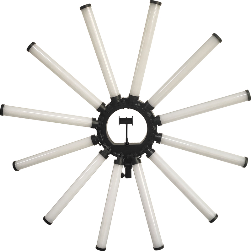Photography Lighting Ring - 12-armige multi-tube fotografieverlichtingsset 180W grote LED