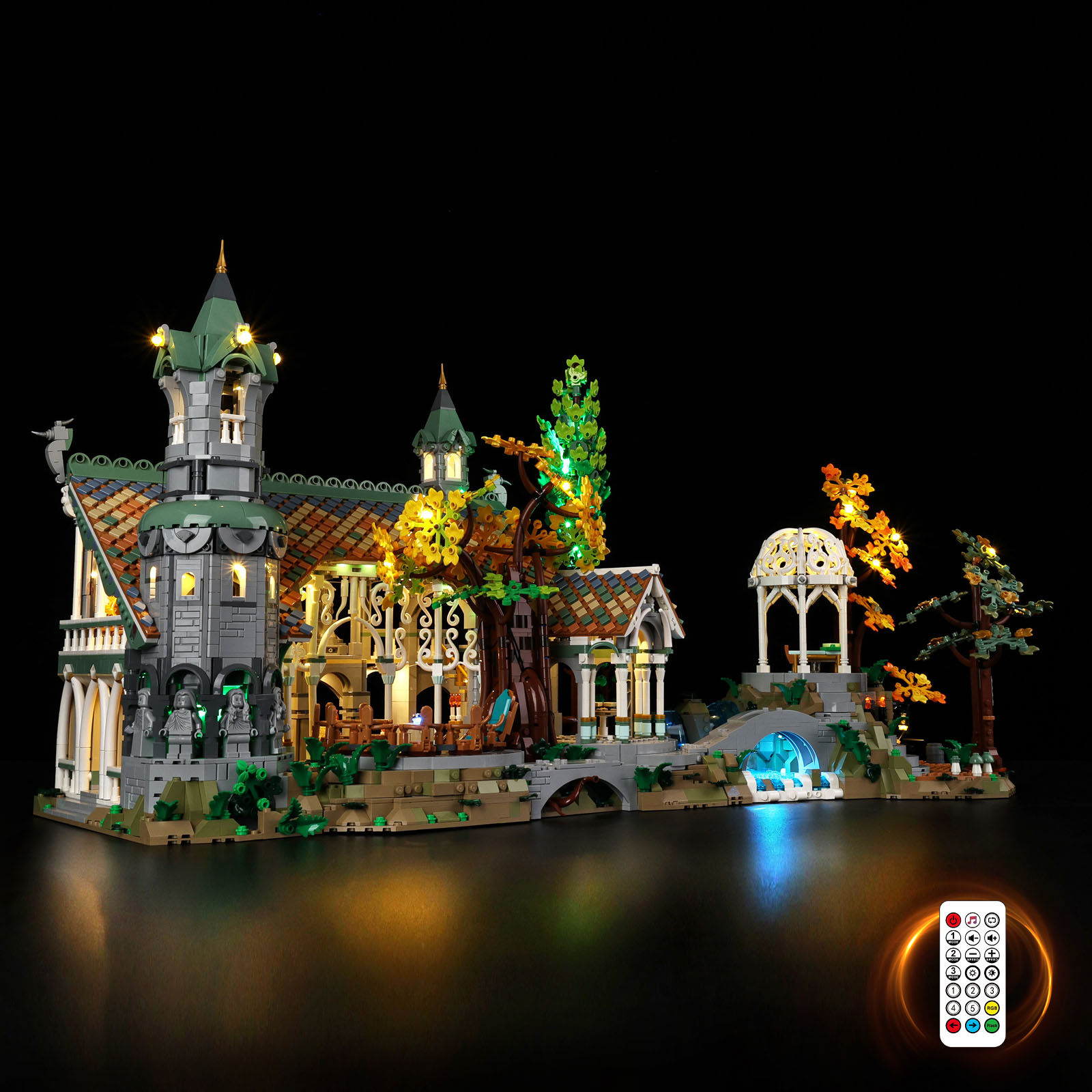 Led Ring Light 18 - Kyglaring LED-lichtset geschikt voor Lego 10316