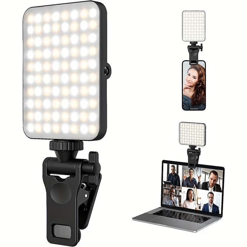 Photography Lighting Equipment - 1pc oplaadbaar magnetisch LED-selfielicht, 3 modi