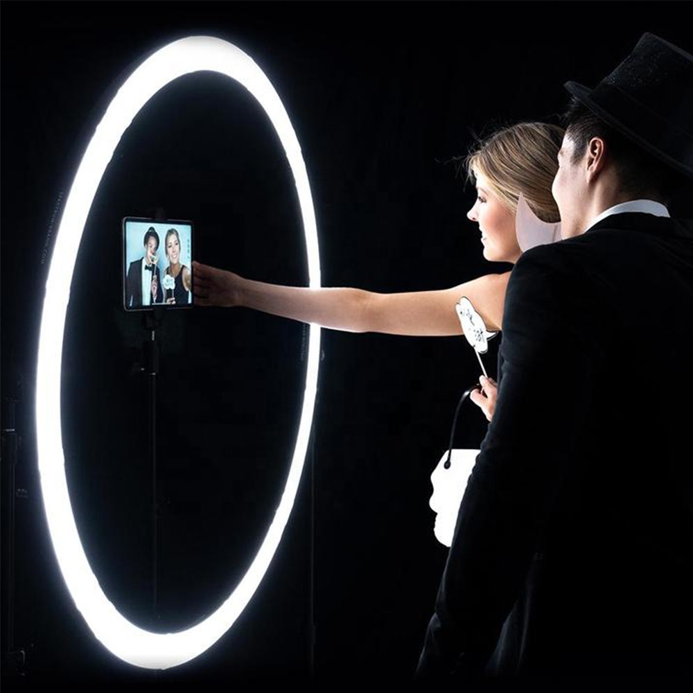 Photography Lighting Ring - 120W LED Ringlamp met draadbediening voor