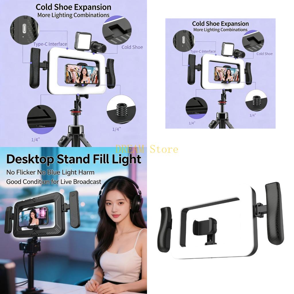 Photography Lighting Ring - Handheld draagbaar licht 360 licht instelbare