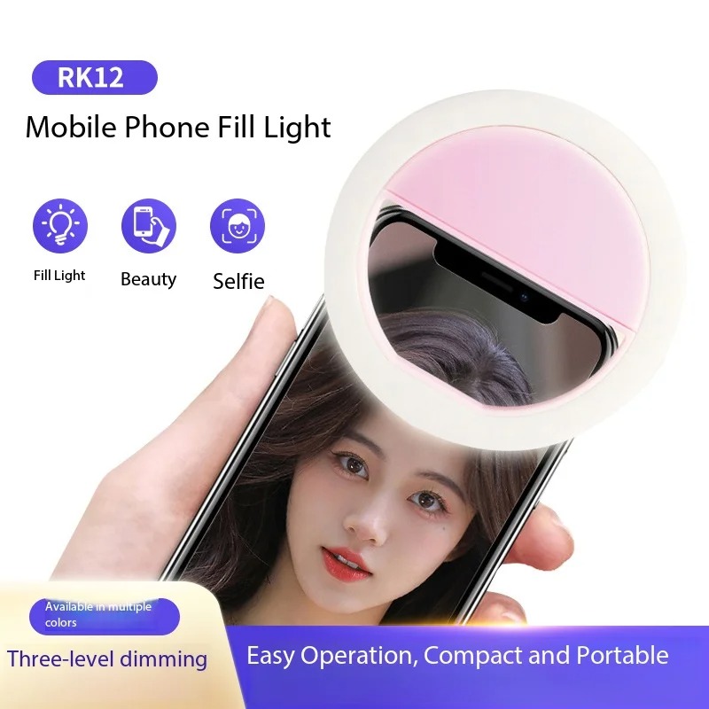 Oplaadbare clip-on selfie ring - Photography Lighting Ring recensie en prijs