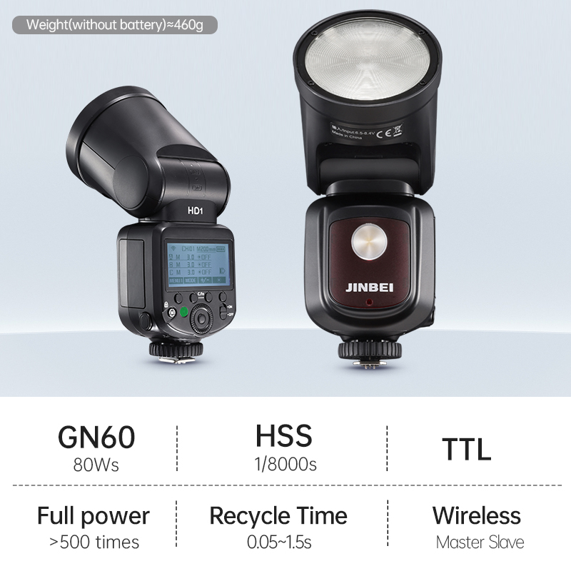 JINBEI HD-1 Ronde kop HSS Spee - Lighting In Photography recensie en prijs