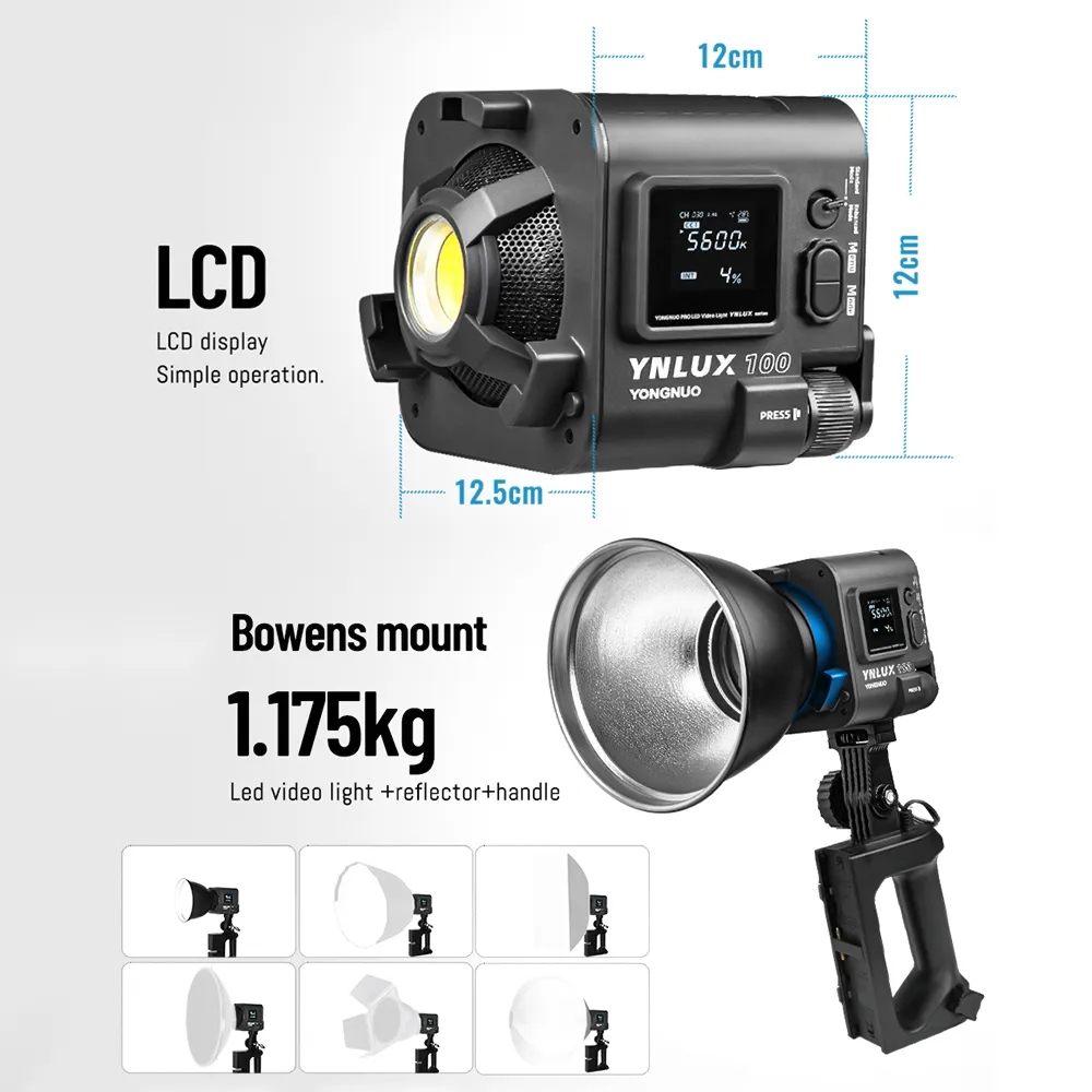 YONGNUO YNLUX100 100W 3200K-56 - Lighting In Photography recensie en prijs