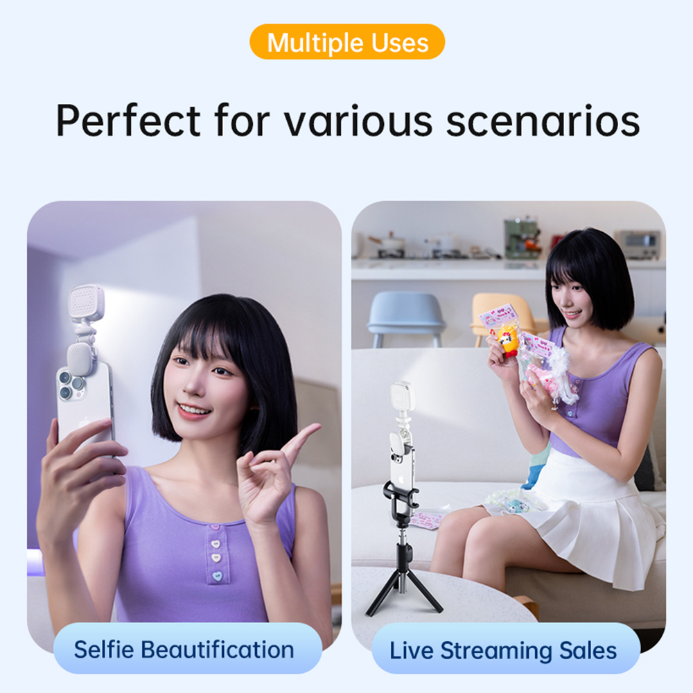 Draagbare LED Selfie Light Cam - Photography Lighting Continuous recensie en prijs