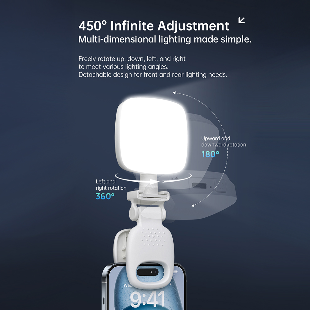 Draagbare LED Selfie Light Cam - Photography Lighting Continuous recensie en prijs