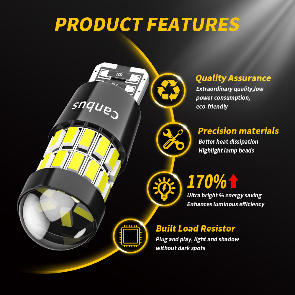 DXZ 2PCS W5W T10 Led-lampen Le - Interior Photography Lighting recensie en prijs