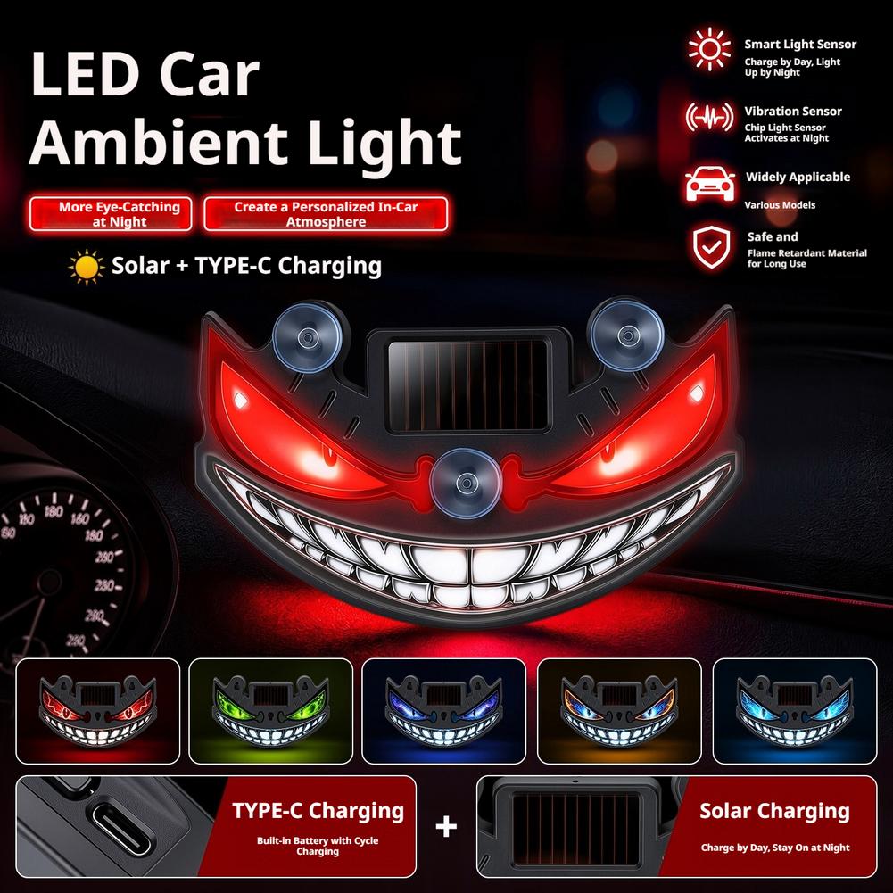 Solar Devil Eye Auto LED Decor - Interior Photography Lighting recensie en prijs
