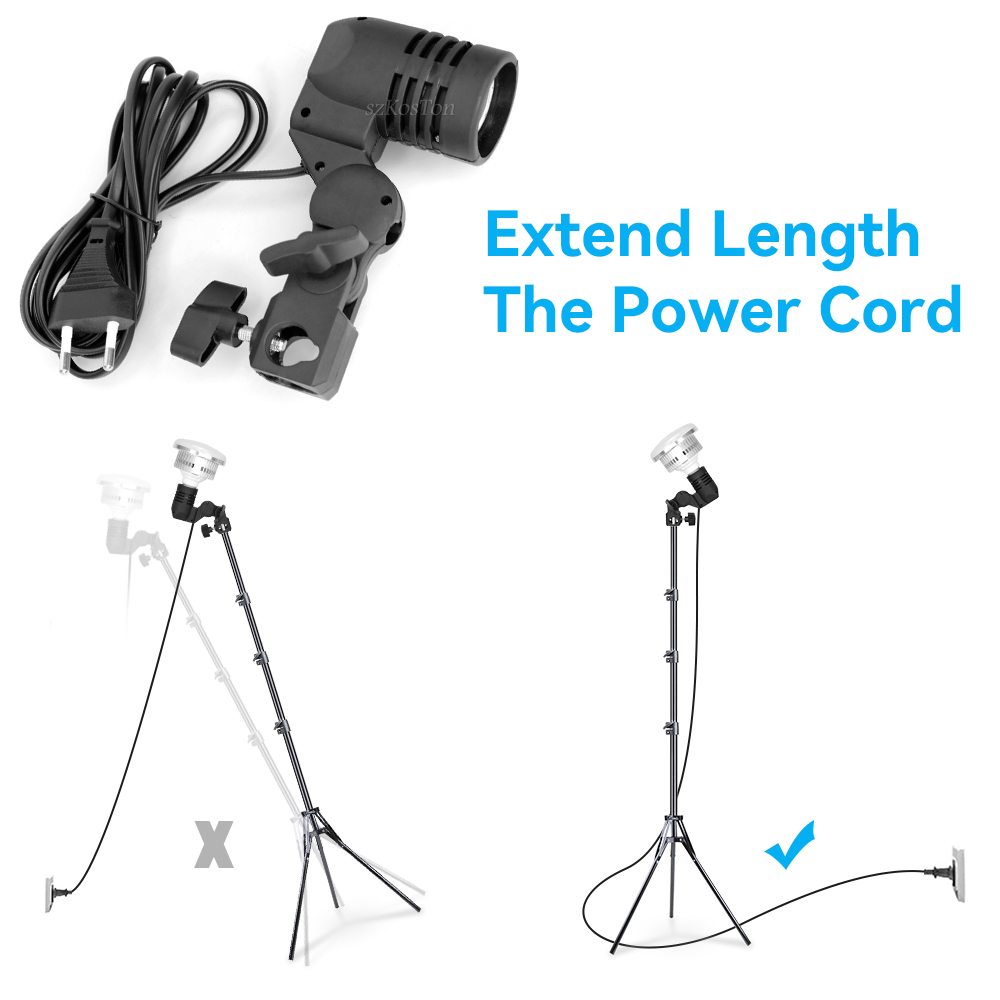 2 Stuks/1Pc E27 Enkelvoudige K - Photography Lighting With Umbrella recensie en prijs