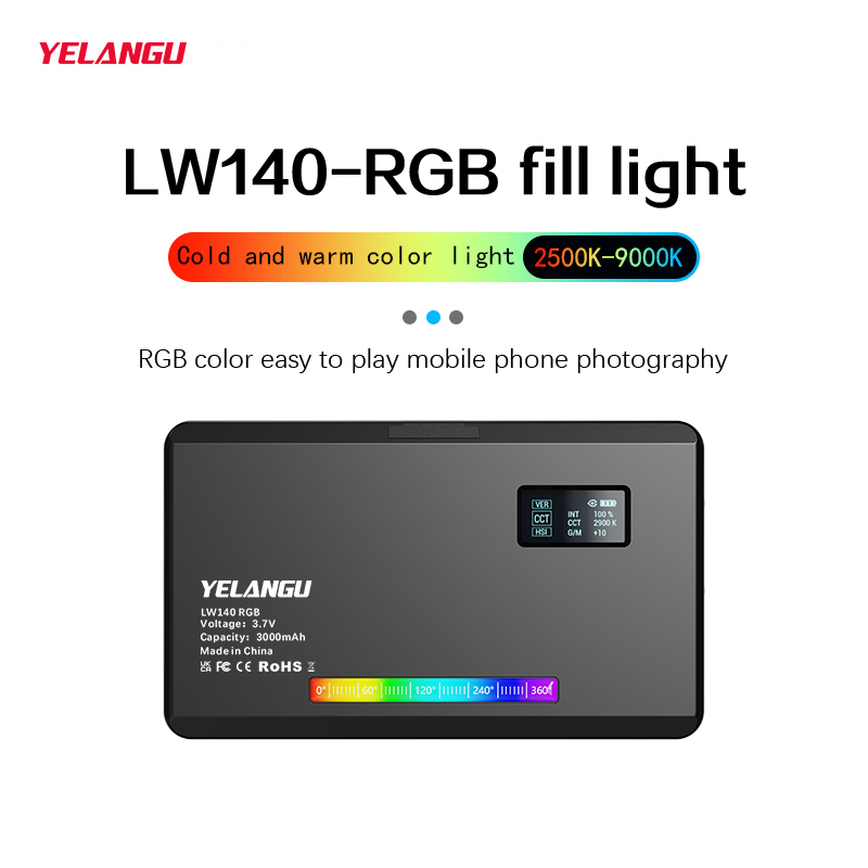 YELANGU RGB LED-videolamp W140 - Photography Lighting With Umbrella recensie en prijs
