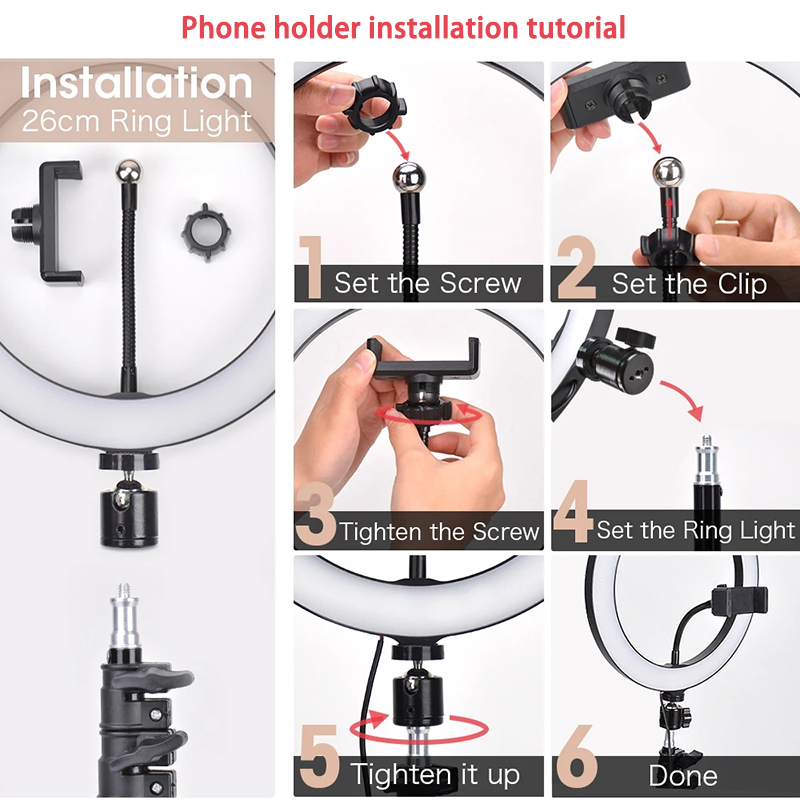 Video Light 16/26/33cm Selfie  - Photography Lighting Continuous recensie en prijs