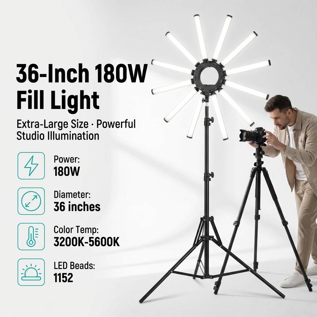 12-armige multi-tube fotografi - Photography Lighting Ring recensie en prijs