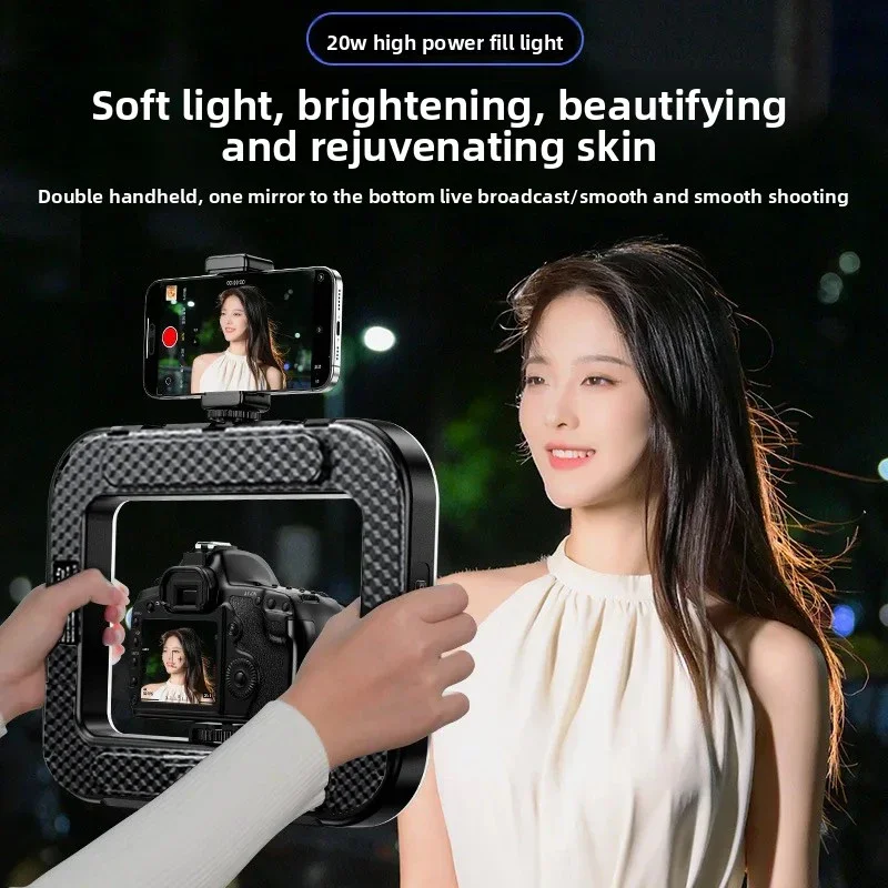 Draagbare handzame ring-LED-la - Photography Lighting Continuous recensie en prijs