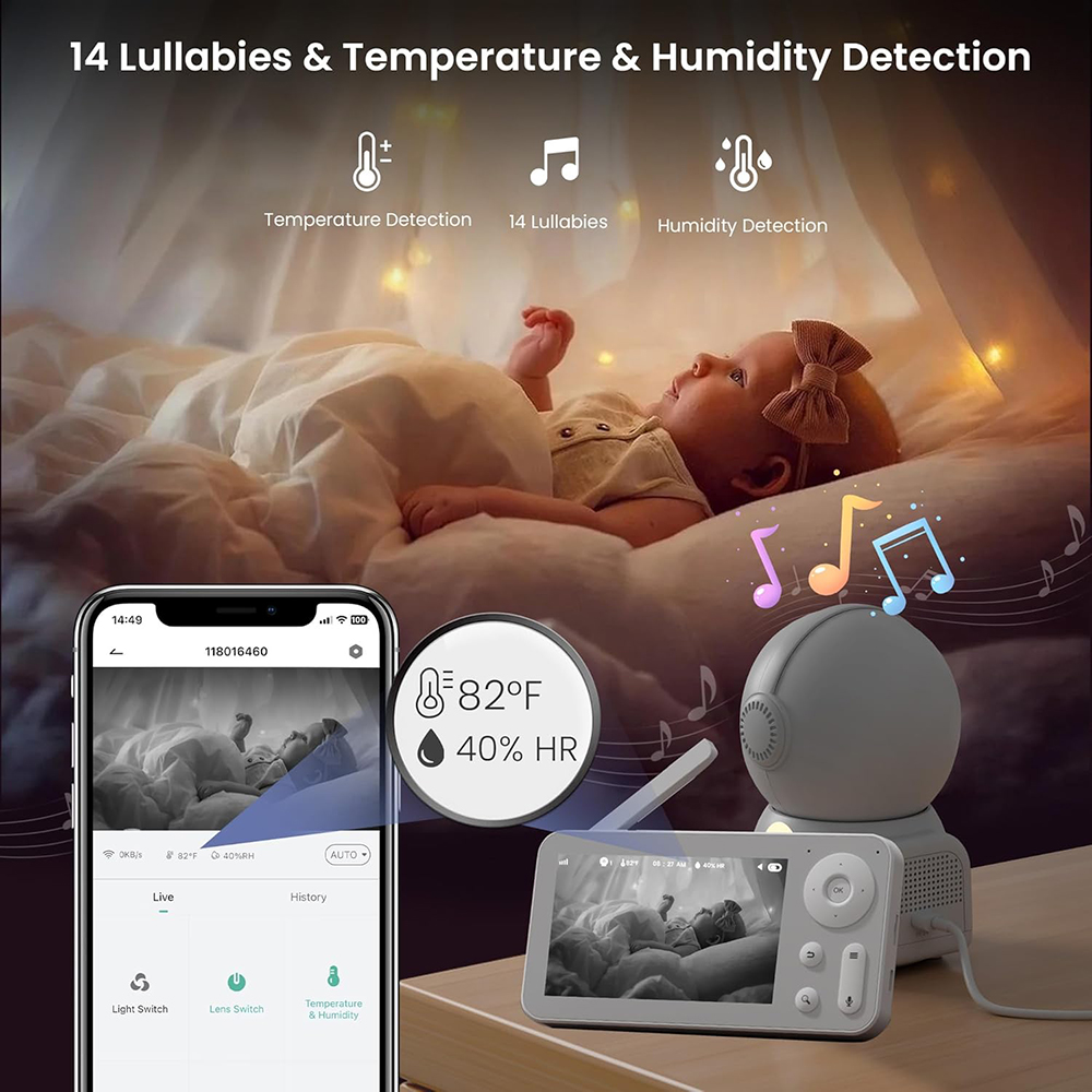 2K babyfoon met 2 camera's en  - Photography Lighting With Umbrella recensie en prijs